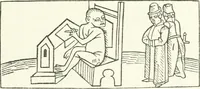 An illustration from Rariora; being notes of some of the printed books, manuscripts, historical documents, medals, engravings, pottery, etc., collected (1858-1900) (1902)