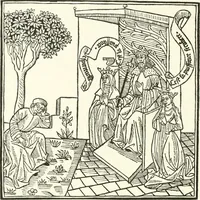 An illustration from Rariora; being notes of some of the printed books, manuscripts, historical documents, medals, engravings, pottery, etc., collected (1858-1900) (1902)
