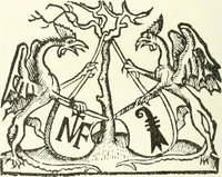 An illustration from Rariora; being notes of some of the printed books, manuscripts, historical documents, medals, engravings, pottery, etc., collected (1858-1900) (1902)