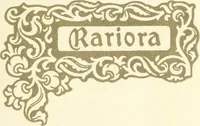 An illustration from Rariora; being notes of some of the printed books, manuscripts, historical documents, medals, engravings, pottery, etc., collected (1858-1900) (1902)