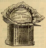 An illustration from The Reach official American League base ball guide (1883)