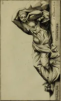 An illustration from Recüeil des figures, groupes, thermes, fontaines, vases, et autres ornemens tels qu'ils se voyent a présent dans le chateau et parc de Versailles : gravé d'après les originaux (1694)