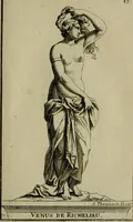 An illustration from Recüeil des figures, groupes, thermes, fontaines, vases, et autres ornemens tels qu'ils se voyent a présent dans le chateau et parc de Versailles : gravé d'après les originaux (1694)