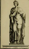 An illustration from Recüeil des figures, groupes, thermes, fontaines, vases, et autres ornemens tels qu'ils se voyent a présent dans le chateau et parc de Versailles : gravé d'après les originaux (1694)