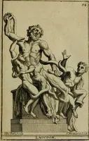An illustration from Recüeil des figures, groupes, thermes, fontaines, vases, et autres ornemens tels qu'ils se voyent a présent dans le chateau et parc de Versailles : gravé d'après les originaux (1694)