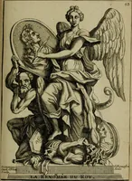An illustration from Recüeil des figures, groupes, thermes, fontaines, vases, et autres ornemens tels qu'ils se voyent a présent dans le chateau et parc de Versailles : gravé d'après les originaux (1694)