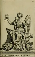 An illustration from Recüeil des figures, groupes, thermes, fontaines, vases, et autres ornemens tels qu'ils se voyent a présent dans le chateau et parc de Versailles : gravé d'après les originaux (1694)