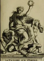 An illustration from Recüeil des figures, groupes, thermes, fontaines, vases, et autres ornemens tels qu'ils se voyent a présent dans le chateau et parc de Versailles : gravé d'après les originaux (1694)