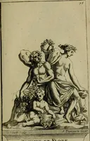 An illustration from Recüeil des figures, groupes, thermes, fontaines, vases, et autres ornemens tels qu'ils se voyent a présent dans le chateau et parc de Versailles : gravé d'après les originaux (1694)