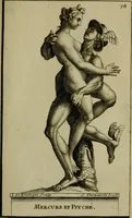 An illustration from Recüeil des figures, groupes, thermes, fontaines, vases, et autres ornemens tels qu'ils se voyent a présent dans le chateau et parc de Versailles : gravé d'après les originaux (1694)