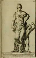 An illustration from Recüeil des figures, groupes, thermes, fontaines, vases, et autres ornemens tels qu'ils se voyent a présent dans le chateau et parc de Versailles : gravé d'après les originaux (1694)