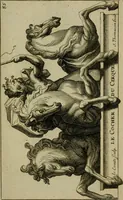 An illustration from Recüeil des figures, groupes, thermes, fontaines, vases, et autres ornemens tels qu'ils se voyent a présent dans le chateau et parc de Versailles : gravé d'après les originaux (1694)