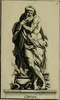 An illustration from Recüeil des figures, groupes, thermes, fontaines, vases, et autres ornemens tels qu'ils se voyent a présent dans le chateau et parc de Versailles : gravé d'après les originaux (1694)