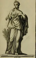 An illustration from Recüeil des figures, groupes, thermes, fontaines, vases, et autres ornemens tels qu'ils se voyent a présent dans le chateau et parc de Versailles : gravé d'après les originaux (1694)