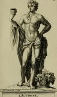 An illustration from Recüeil des figures, groupes, thermes, fontaines, vases, et autres ornemens tels qu'ils se voyent a présent dans le chateau et parc de Versailles : gravé d'après les originaux (1694)