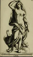 An illustration from Recüeil des figures, groupes, thermes, fontaines, vases, et autres ornemens tels qu'ils se voyent a présent dans le chateau et parc de Versailles : gravé d'après les originaux (1694)
