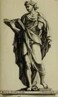 An illustration from Recüeil des figures, groupes, thermes, fontaines, vases, et autres ornemens tels qu'ils se voyent a présent dans le chateau et parc de Versailles : gravé d'après les originaux (1694)