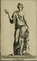 An illustration from Recüeil des figures, groupes, thermes, fontaines, vases, et autres ornemens tels qu'ils se voyent a présent dans le chateau et parc de Versailles : gravé d'après les originaux (1694)