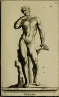 An illustration from Recüeil des figures, groupes, thermes, fontaines, vases, et autres ornemens tels qu'ils se voyent a présent dans le chateau et parc de Versailles : gravé d'après les originaux (1694)