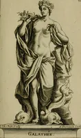 An illustration from Recüeil des figures, groupes, thermes, fontaines, vases, et autres ornemens tels qu'ils se voyent a présent dans le chateau et parc de Versailles : gravé d'après les originaux (1694)