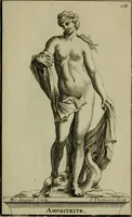 An illustration from Recüeil des figures, groupes, thermes, fontaines, vases, et autres ornemens tels qu'ils se voyent a présent dans le chateau et parc de Versailles : gravé d'après les originaux (1694)