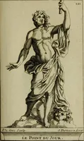 An illustration from Recüeil des figures, groupes, thermes, fontaines, vases, et autres ornemens tels qu'ils se voyent a présent dans le chateau et parc de Versailles : gravé d'après les originaux (1694)