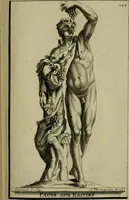 An illustration from Recüeil des figures, groupes, thermes, fontaines, vases, et autres ornemens tels qu'ils se voyent a présent dans le chateau et parc de Versailles : gravé d'après les originaux (1694)