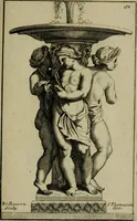 An illustration from Recüeil des figures, groupes, thermes, fontaines, vases, et autres ornemens tels qu'ils se voyent a présent dans le chateau et parc de Versailles : gravé d'après les originaux (1694)