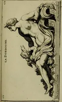 An illustration from Recüeil des figures, groupes, thermes, fontaines, vases, et autres ornemens tels qu'ils se voyent a présent dans le chateau et parc de Versailles : gravé d'après les originaux (1694)