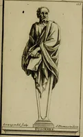 An illustration from Recüeil des figures, groupes, thermes, fontaines, vases, et autres ornemens tels qu'ils se voyent a présent dans le chateau et parc de Versailles : gravé d'après les originaux (1694)