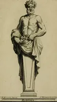 An illustration from Recüeil des figures, groupes, thermes, fontaines, vases, et autres ornemens tels qu'ils se voyent a présent dans le chateau et parc de Versailles : gravé d'après les originaux (1694)