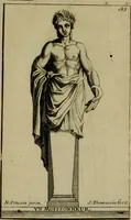An illustration from Recüeil des figures, groupes, thermes, fontaines, vases, et autres ornemens tels qu'ils se voyent a présent dans le chateau et parc de Versailles : gravé d'après les originaux (1694)