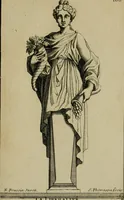 An illustration from Recüeil des figures, groupes, thermes, fontaines, vases, et autres ornemens tels qu'ils se voyent a présent dans le chateau et parc de Versailles : gravé d'après les originaux (1694)