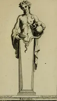 An illustration from Recüeil des figures, groupes, thermes, fontaines, vases, et autres ornemens tels qu'ils se voyent a présent dans le chateau et parc de Versailles : gravé d'après les originaux (1694)