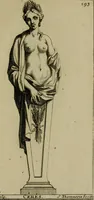 An illustration from Recüeil des figures, groupes, thermes, fontaines, vases, et autres ornemens tels qu'ils se voyent a présent dans le chateau et parc de Versailles : gravé d'après les originaux (1694)