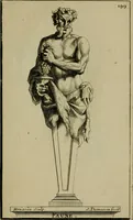 An illustration from Recüeil des figures, groupes, thermes, fontaines, vases, et autres ornemens tels qu'ils se voyent a présent dans le chateau et parc de Versailles : gravé d'après les originaux (1694)
