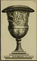 An illustration from Recüeil des figures, groupes, thermes, fontaines, vases, et autres ornemens tels qu'ils se voyent a présent dans le chateau et parc de Versailles : gravé d'après les originaux (1694)