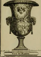 An illustration from Recüeil des figures, groupes, thermes, fontaines, vases, et autres ornemens tels qu'ils se voyent a présent dans le chateau et parc de Versailles : gravé d'après les originaux (1694)