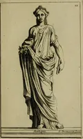 An illustration from Recüeil des figures, groupes, thermes, fontaines, vases, et autres ornemens tels qu'ils se voyent a présent dans le chateau et parc de Versailles : gravé d'après les originaux (1694)