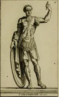 An illustration from Recüeil des figures, groupes, thermes, fontaines, vases, et autres ornemens tels qu'ils se voyent a présent dans le chateau et parc de Versailles : gravé d'après les originaux (1694)