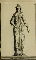 An illustration from Recüeil des figures, groupes, thermes, fontaines, vases, et autres ornemens tels qu'ils se voyent a présent dans le chateau et parc de Versailles : gravé d'après les originaux (1694)