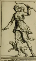 An illustration from Recüeil des figures, groupes, thermes, fontaines, vases, et autres ornemens tels qu'ils se voyent a présent dans le chateau et parc de Versailles : gravé d'après les originaux (1694)