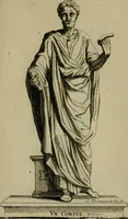 An illustration from Recüeil des figures, groupes, thermes, fontaines, vases, et autres ornemens tels qu'ils se voyent a présent dans le chateau et parc de Versailles : gravé d'après les originaux (1694)
