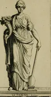 An illustration from Recüeil des figures, groupes, thermes, fontaines, vases, et autres ornemens tels qu'ils se voyent a présent dans le chateau et parc de Versailles : gravé d'après les originaux (1694)