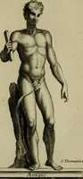 An illustration from Recüeil des figures, groupes, thermes, fontaines, vases, et autres ornemens tels qu'ils se voyent a présent dans le chateau et parc de Versailles : gravé d'après les originaux (1694)