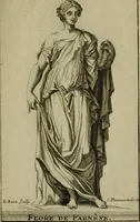 An illustration from Recüeil des figures, groupes, thermes, fontaines, vases, et autres ornemens tels qu'ils se voyent a présent dans le chateau et parc de Versailles : gravé d'après les originaux (1694)