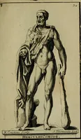 An illustration from Recüeil des figures, groupes, thermes, fontaines, vases, et autres ornemens tels qu'ils se voyent a présent dans le chateau et parc de Versailles : gravé d'après les originaux (1694)