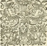 An illustration from Reception de tres-chrestien, tres-iuste, et tres-victorieux monarque Louis XIII. roy de France & de Nauarre ... : et de tres-chrestienne, tres-auguste, & tres-vertueuse royne Anne d'Austriche, par Messieurs les doyen, chanoines, & comtes de Lyon en leur cloistre & eglise, le XI. decembre, M. DC.XXII (1623)