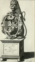 Picture 19 of 27 from Reception de tres-chrestien, tres-iuste, et tres-victorieux monarque Louis XIII. roy de France & de Nauarre ... : et de tres-chrestienne, tres-auguste, & tres-vertueuse royne Anne d'Austriche, par Messieurs les doyen, chanoines, & comtes de Lyon en leur cloistre & eglise, le XI. decembre, M. DC.XXII (1623), leaf 54
