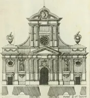 Picture 5 of 12 from Receuil des plus beaux portails de plusieures eglises de Paris (1660), leaf 12